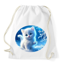 PRINTFASHION Hócica - Sportzsák, Tornazsák - Fehér tornazsák