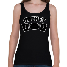 PRINTFASHION Hockey Dad - Női atléta - Fekete női trikó