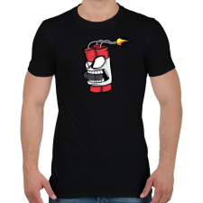 PRINTFASHION Hockey Dyna - Férfi póló - Fekete férfi póló