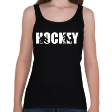 PRINTFASHION Hockey - Női atléta - Fekete női trikó