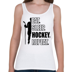 PRINTFASHION Hockey, repeat - Női atléta - Fehér