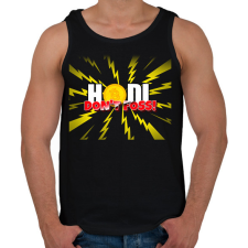 PRINTFASHION HODL DON'T FOSS - Férfi atléta - Fekete atléta, trikó