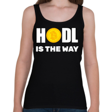 PRINTFASHION HODL - Női atléta - Fekete női trikó