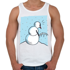 PRINTFASHION Hóember - Férfi atléta - Fehér