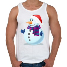 PRINTFASHION Hóember - Férfi atléta - Fehér atléta, trikó