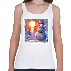 PRINTFASHION Hóember - Női atléta - Fehér