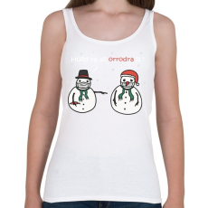 PRINTFASHION Hóemberek maszkban - Női atléta - Fehér