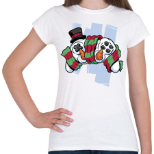 PRINTFASHION Hóemberes kontroller - Női póló - Fehér női póló