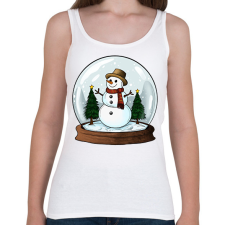 PRINTFASHION Hógömb - Női atléta - Fehér női trikó