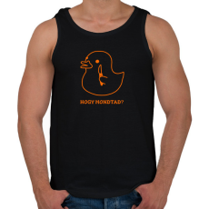 PRINTFASHION Hogy mondtad - Férfi atléta - Fekete