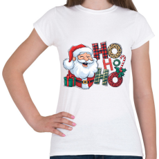 PRINTFASHION HOHOHO 1 - Női póló - Fehér