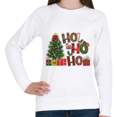 PRINTFASHION HOHOHO Karácsony - Női pulóver - Fehér