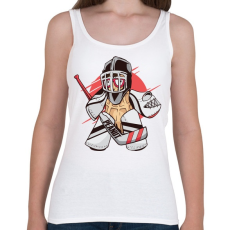 PRINTFASHION Hoki kapus - Női atléta - Fehér