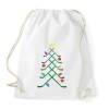 PRINTFASHION Hoki karácsonyfa - Sportzsák, Tornazsák - Fehér