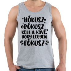 PRINTFASHION Hókusz Pókusz - Férfi atléta - Sport szürke
