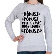 PRINTFASHION Hókusz Pókusz - Női pulóver - Sport szürke