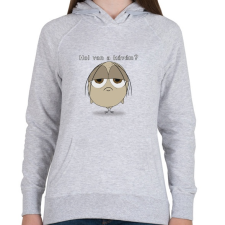 PRINTFASHION Hol van a kávém? - Női kapucnis pulóver - Sport szürke női pulóver, kardigán