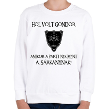 PRINTFASHION Hol volt Gondor? (sárkány) - Gyerek pulóver - Fehér gyerek pulóver, kardigán