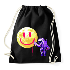 PRINTFASHION Hold smile - Sportzsák, Tornazsák - Fekete tornazsák