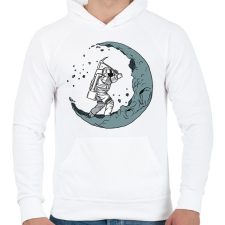 PRINTFASHION Holdásó - Férfi kapucnis pulóver - Fehér női pulóver, kardigán