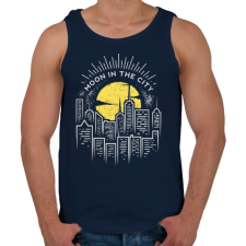 PRINTFASHION Holdfény  - Férfi atléta - Sötétkék atléta, trikó