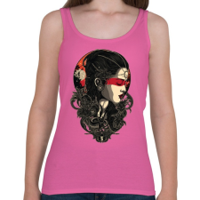 PRINTFASHION Holdkirálynő - Női atléta - Rózsaszín női trikó