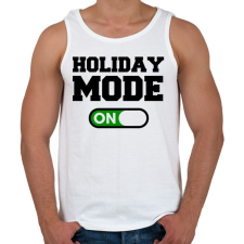 PRINTFASHION Holiday - Férfi atléta - Fehér atléta, trikó