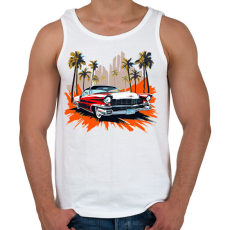 PRINTFASHION Holiday - Férfi atléta - Fehér