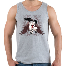 PRINTFASHION Holló lány - Férfi atléta - Sport szürke