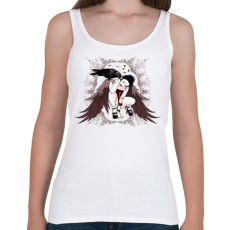 PRINTFASHION Holló lány - Női atléta - Fehér