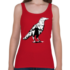 PRINTFASHION Holló - Női atléta - Cseresznyepiros