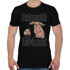 PRINTFASHION holnaptól fogyózom - Férfi póló - Fekete férfi póló