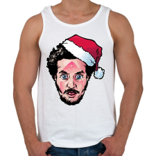 PRINTFASHION Home Alone - betörő - Férfi atléta - Fehér atléta, trikó