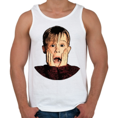 PRINTFASHION Home Alone - Férfi atléta - Fehér