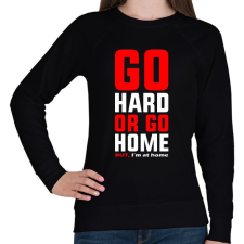 PRINTFASHION Home GYM - Női pulóver - Fekete női pulóver, kardigán