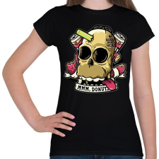 PRINTFASHION Homér koponya... - Női póló - Fekete női póló