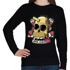 PRINTFASHION Homér koponya... - Női pulóver - Fekete