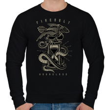 PRINTFASHION Homokóra - Férfi pulóver - Fekete férfi pulóver, kardigán
