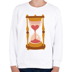 PRINTFASHION Homokóra - Gyerek pulóver - Fehér