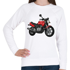 PRINTFASHION Honda Cb 500 y pc32 - Női pulóver - Fehér női pulóver, kardigán
