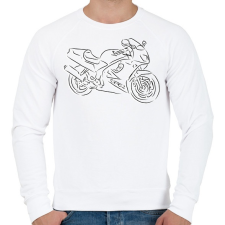 PRINTFASHION honda vfr2 - Férfi pulóver - Fehér férfi pulóver, kardigán