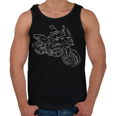 PRINTFASHION honda vfr3 - Férfi atléta - Fekete