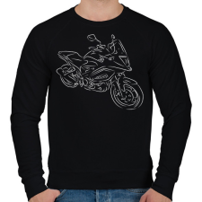 PRINTFASHION honda vfr3 - Férfi pulóver - Fekete férfi pulóver, kardigán