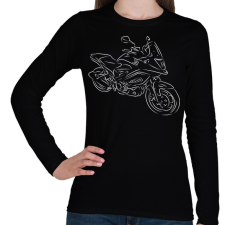 PRINTFASHION honda vfr3 - Női hosszú ujjú póló - Fekete női póló