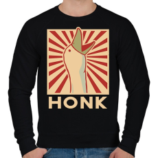 PRINTFASHION honk honk - Férfi pulóver - Fekete