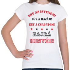 PRINTFASHION Honvéd - Női póló - Fehér