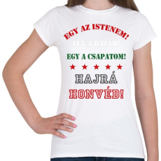 PRINTFASHION Honvéd - Női póló - Fehér
