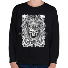 PRINTFASHION Hoodie - Gyerek pulóver - Fekete