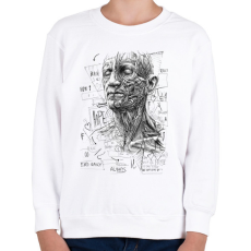 PRINTFASHION ,,Hope,,  - Gyerek pulóver - Fehér