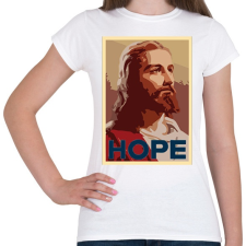 PRINTFASHION Hope - Női póló - Fehér női póló